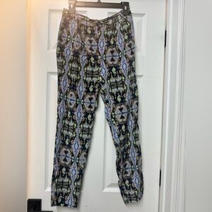 Tibi Multicolor Patterned Trousers
